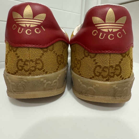 Gently used Gucci X Adidas Gazelle, with GG monogram. - Picture 3 of 6